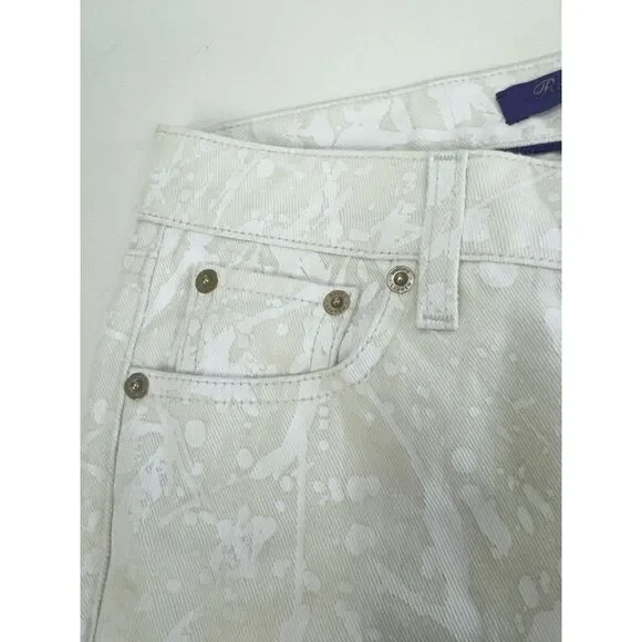 NWOT Ralph Lauren Purple Label Matchstick 160 Paint Splatter Skinny‎ Jeans $790 - Picture 5 of 15